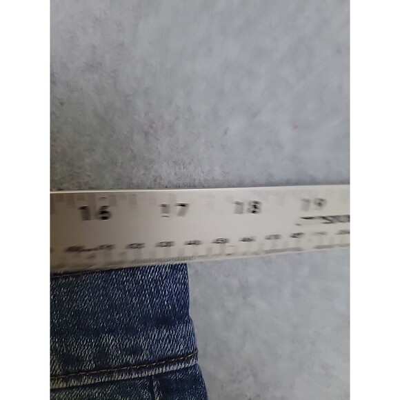 J Crew Outfitters Jeans Mens 33 34x33 Slim Straight Mid Rise Blue Stretch Preppy - Picture 6 of 14